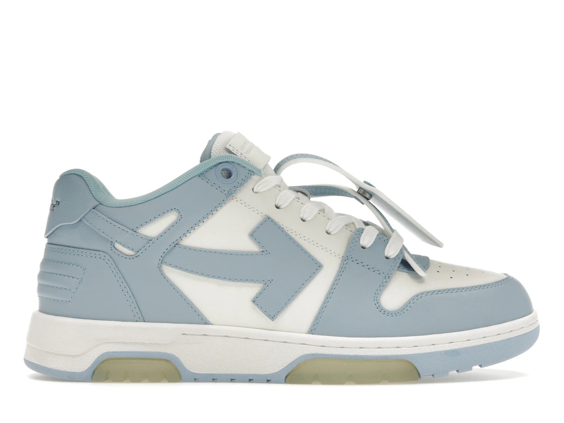 Off-White Out Of Office Calf Leather White Baby Blue - 1