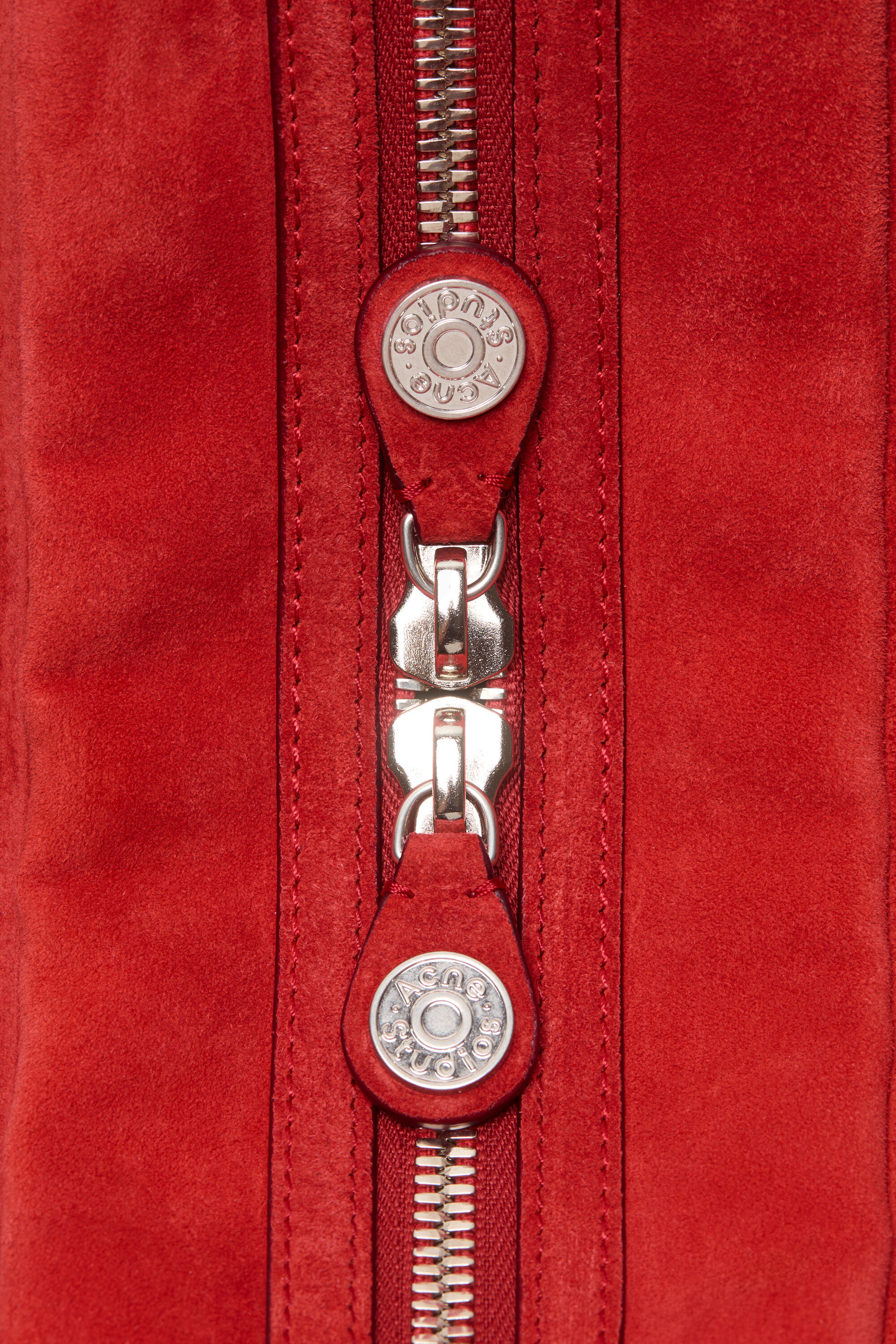 Camero Camera Suede Shoulder Bag - Fire red - 4