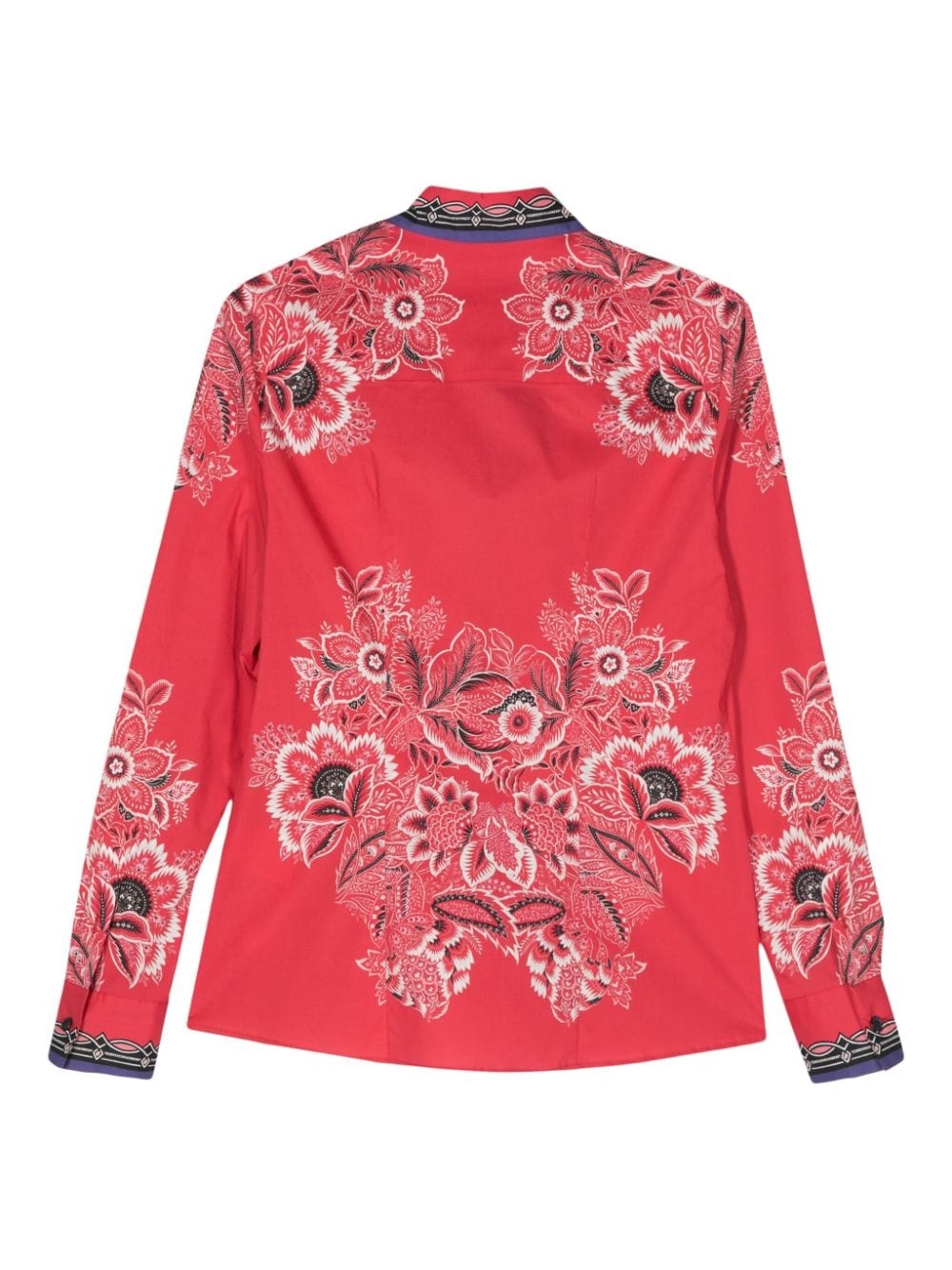floral-print shirt - 2