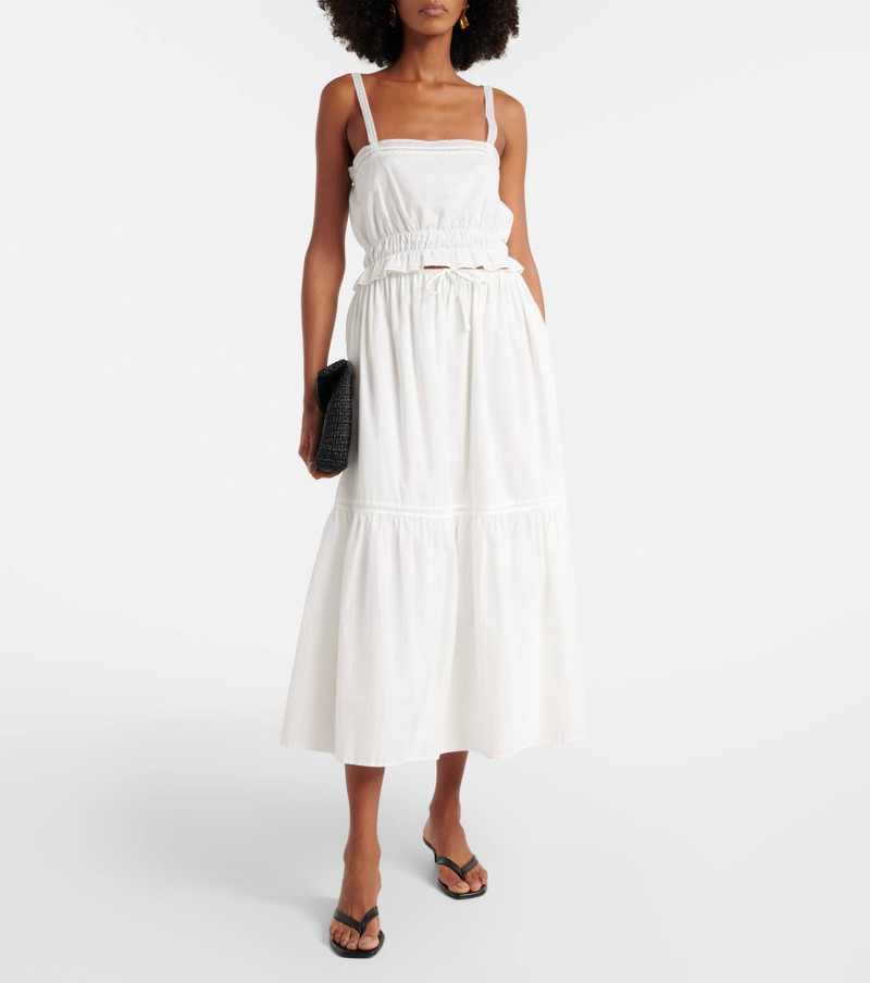 FAITHFULL Venta cotton midi skirt outlook