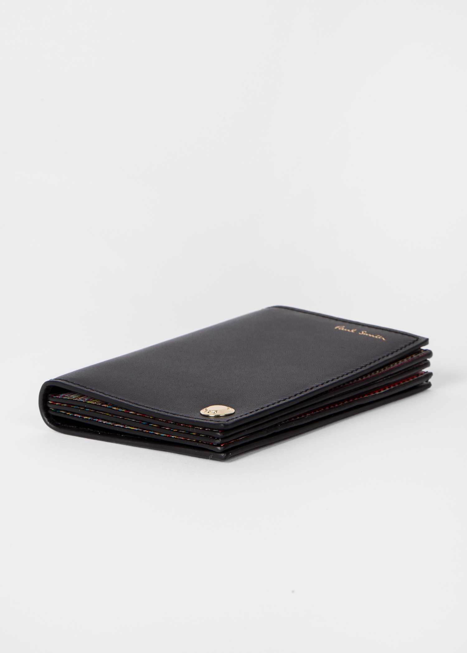 Black 'Signature Stripe' Interior Pivot Card Holder - 5