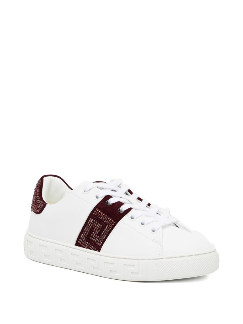 VERSACE crystal-embellished trainers outlook