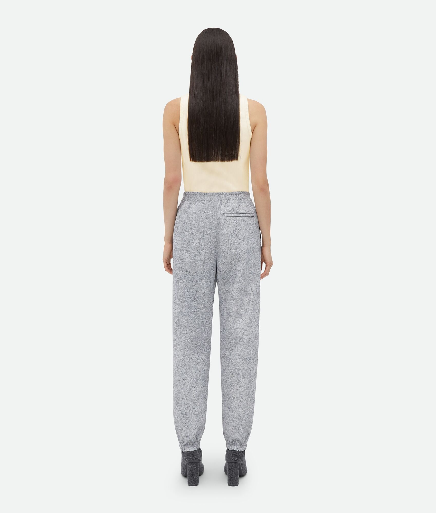 Printed Leather Jersey Jogger Trousers - 3
