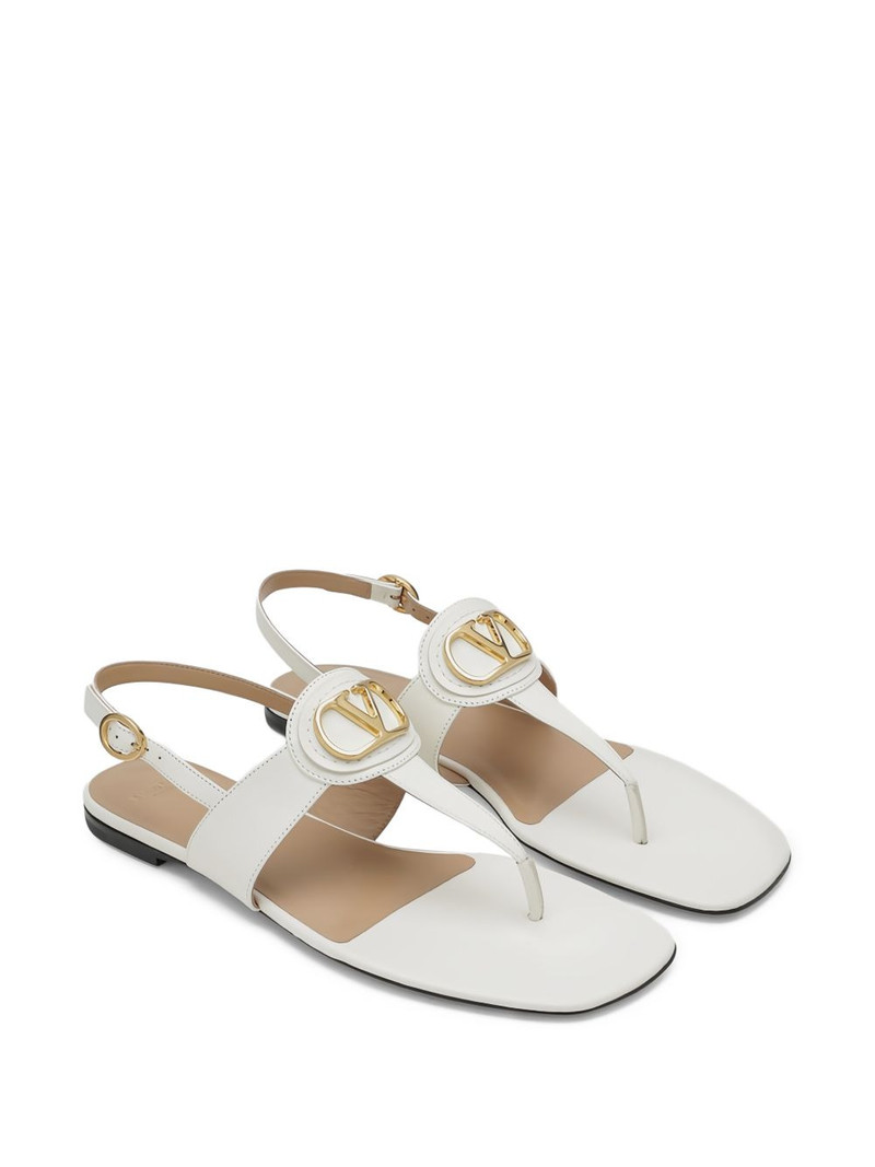 Valentino logo thong sandals outlook