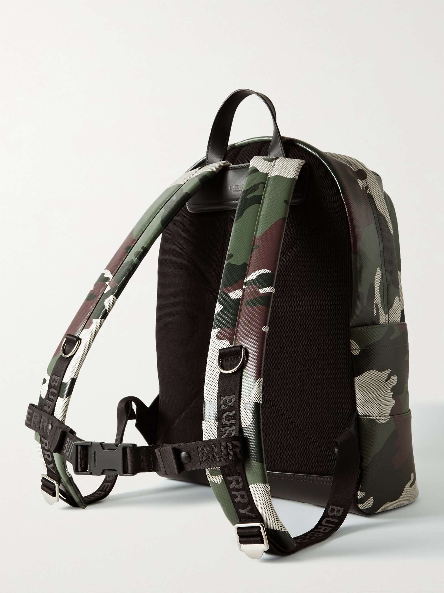 Logo-Appliquéd Camouflage-Print Coated-Canvas Backpack - 4