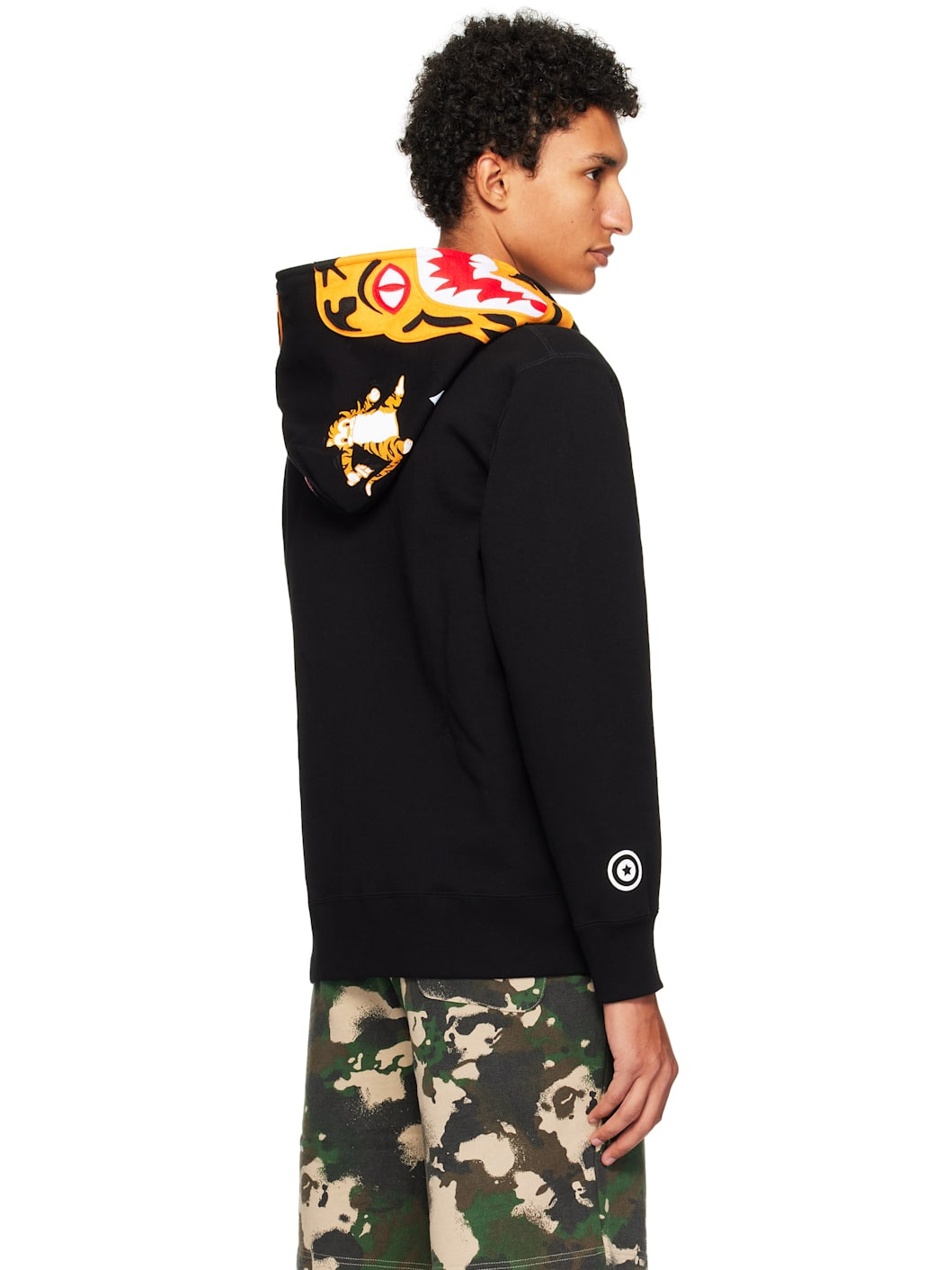Black Tiger Full Zip Hoodie - 3