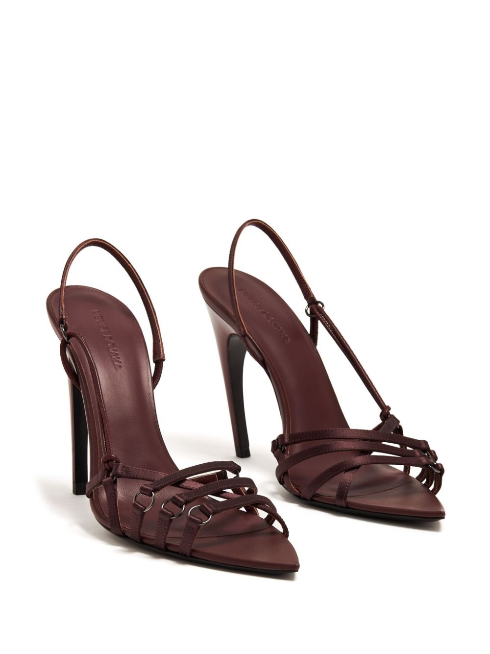 slingback leather sandals - 2