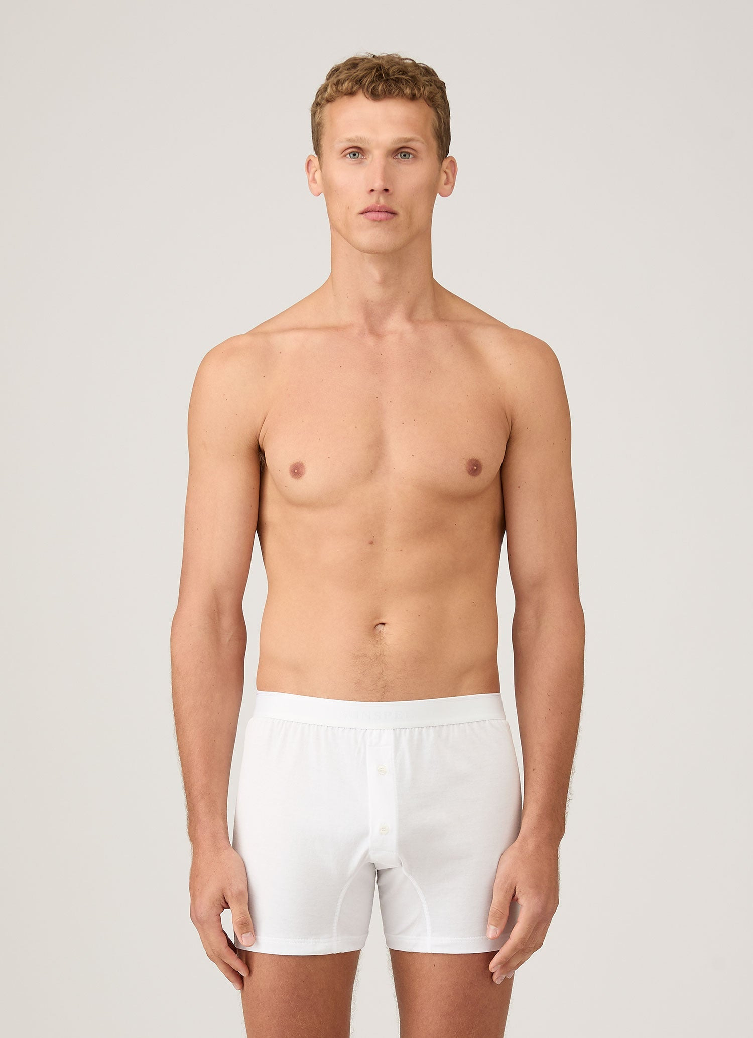 Superfine Cotton Two‑Button Boxer Briefs - 2
