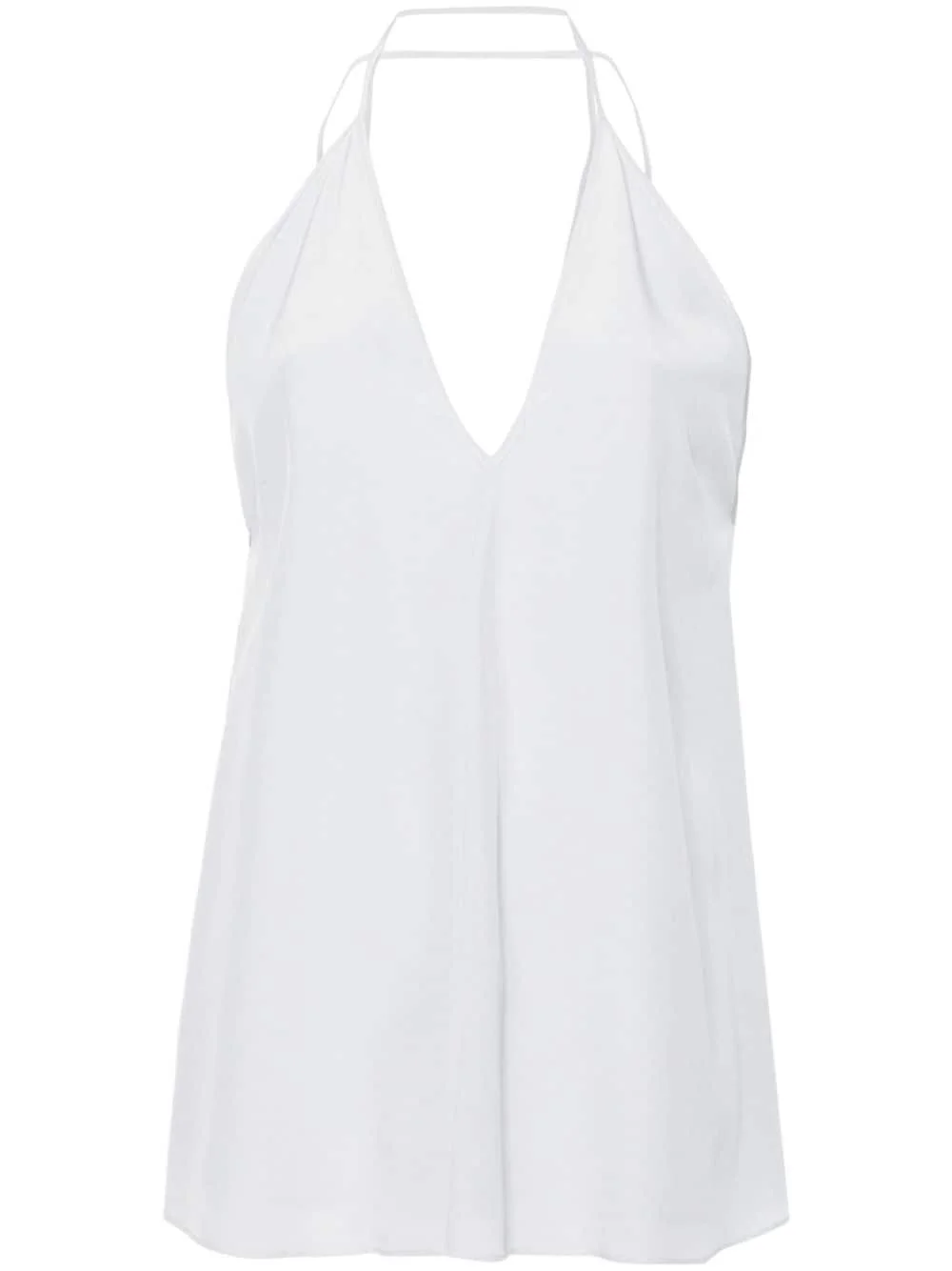 V-neck spaghetti-straps top - 1