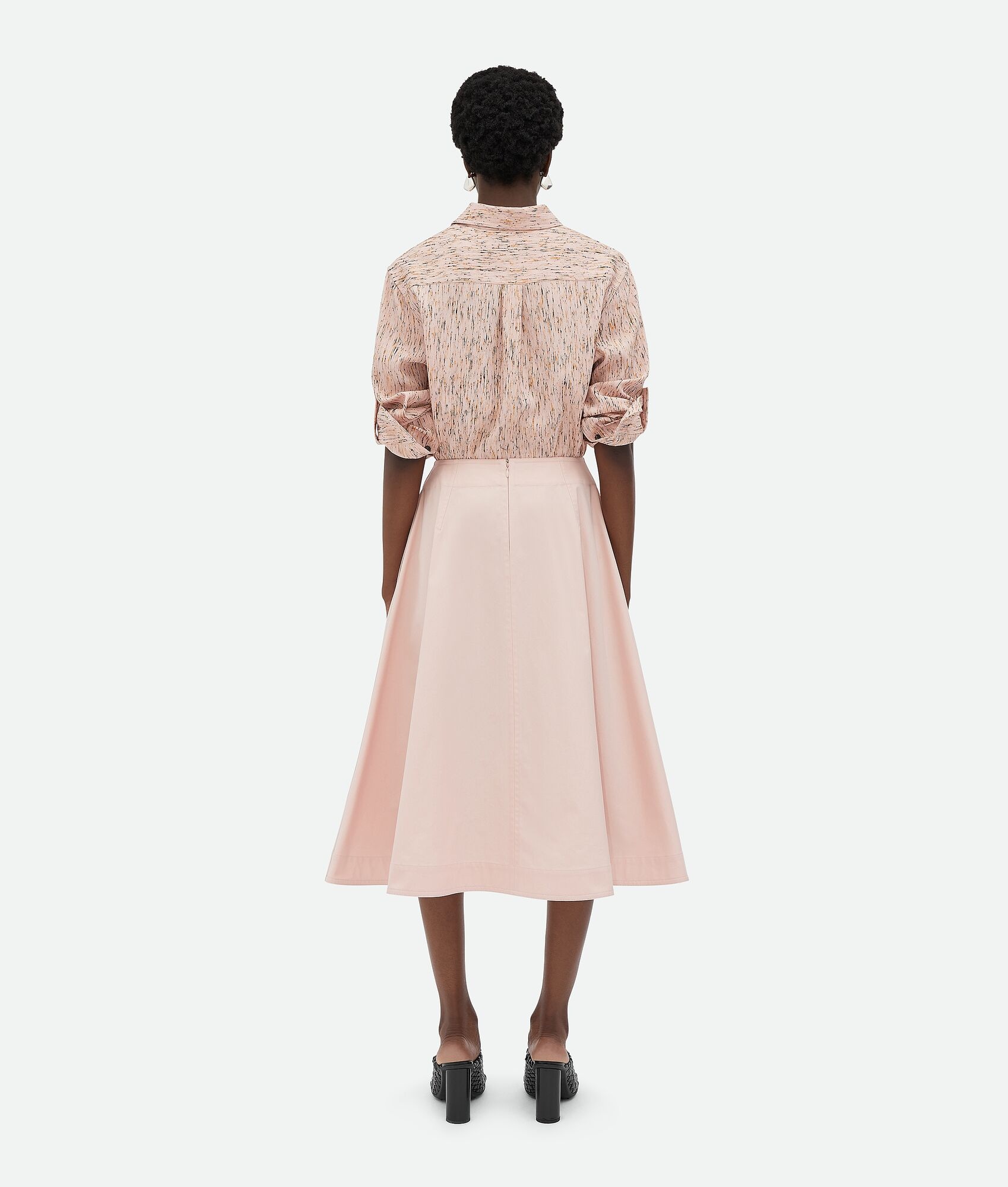 Compact Cotton Skirt - 3