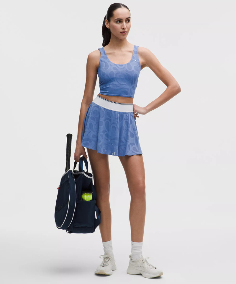 Paisley-Mesh Tennis Tank Top *B/C Cup 3