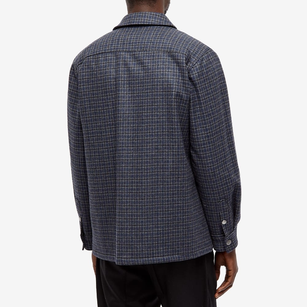 A.P.C. Thibault Check Wool Zip Jacket - 7