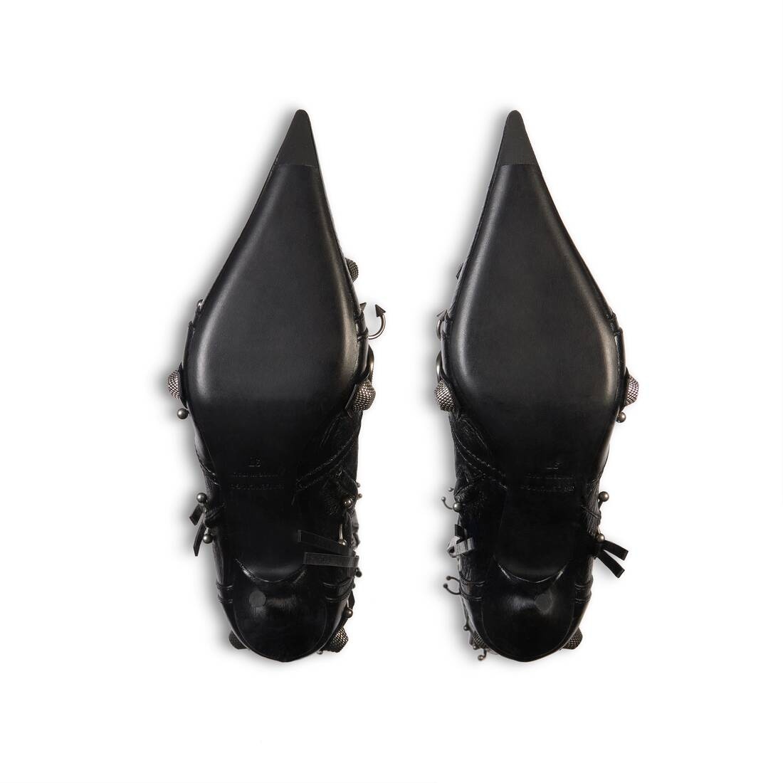 Women's Cagole 90mm Boot With Piercings  in Black - 7