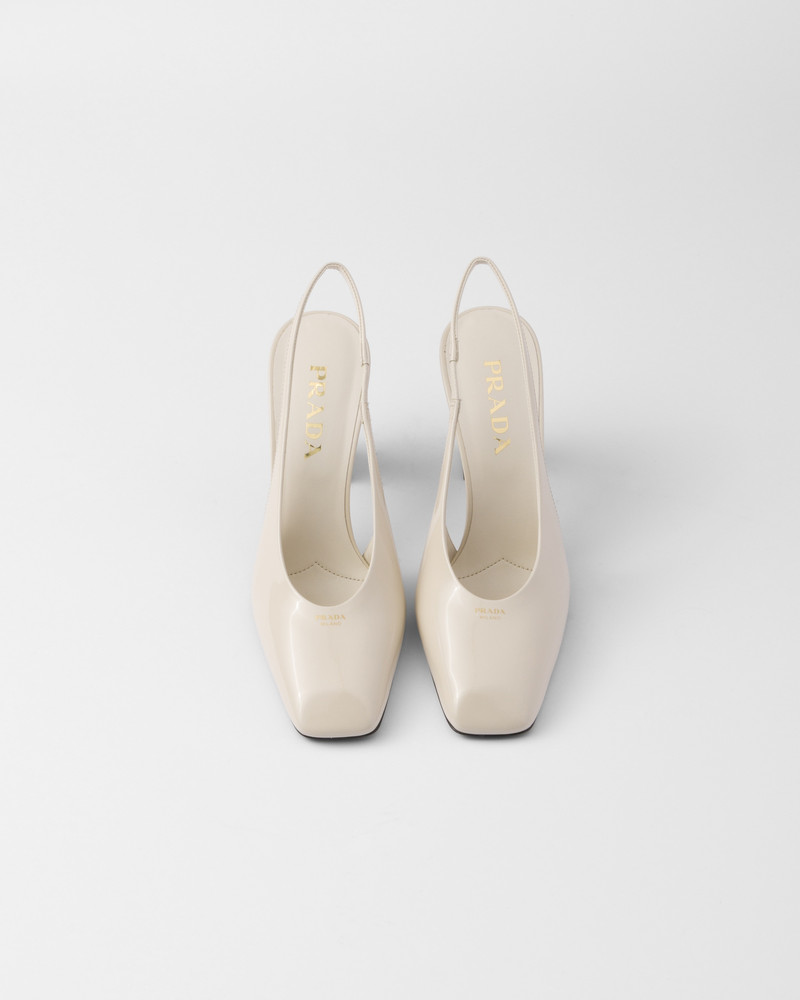 Patent leather slingback pumps 3