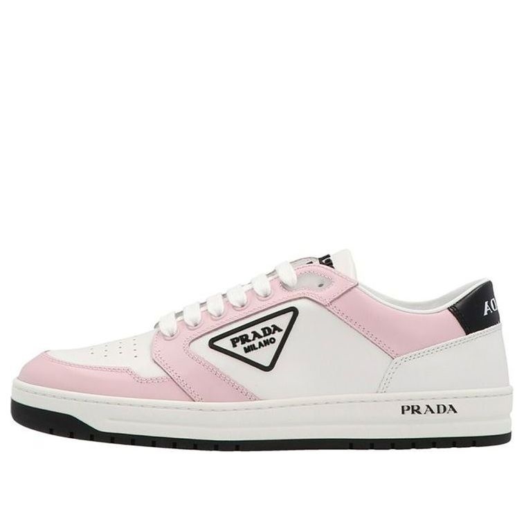 (WMNS) PRADA District Perforated Leather Sneakers 'White Alabaster Pink ' 1E790M_3LJ6_F0D8U_F_030 - 1