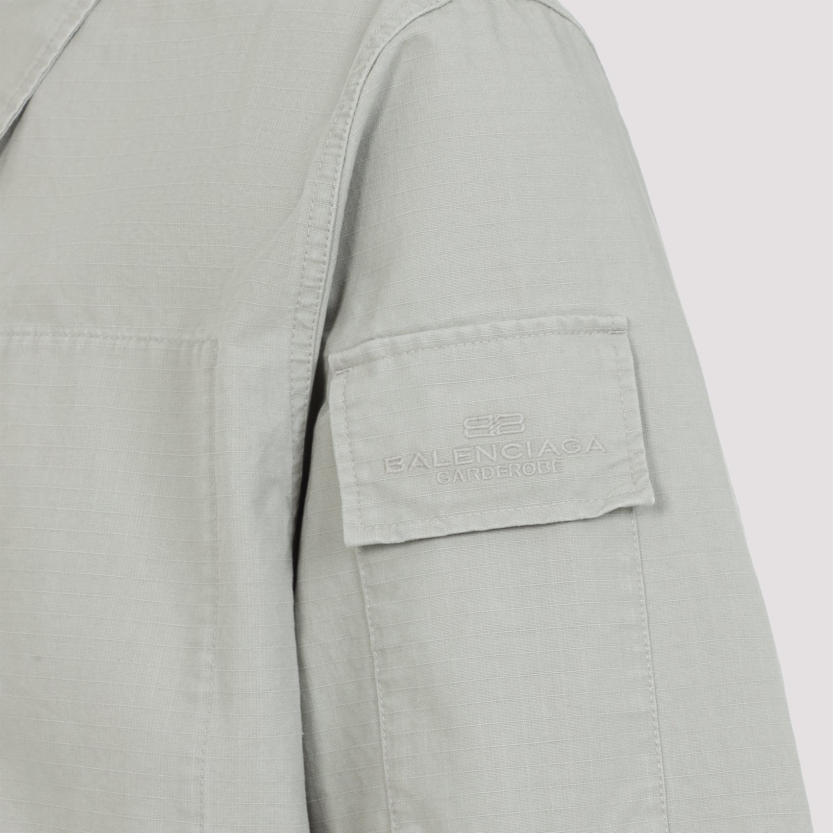 Balenciaga Men L/S Military Shirt - 4