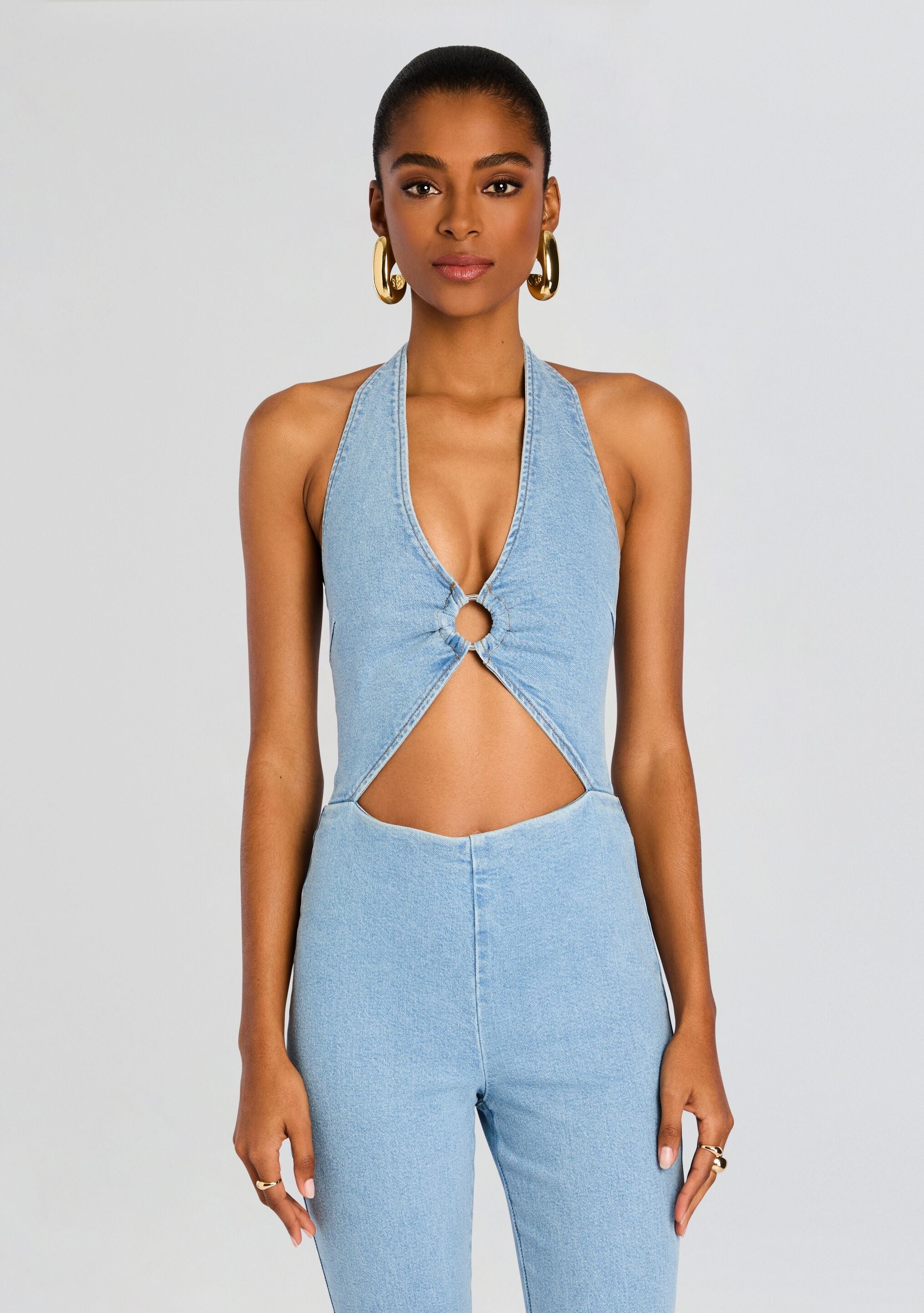 KAIRI DENIM JUMPSUIT - 5