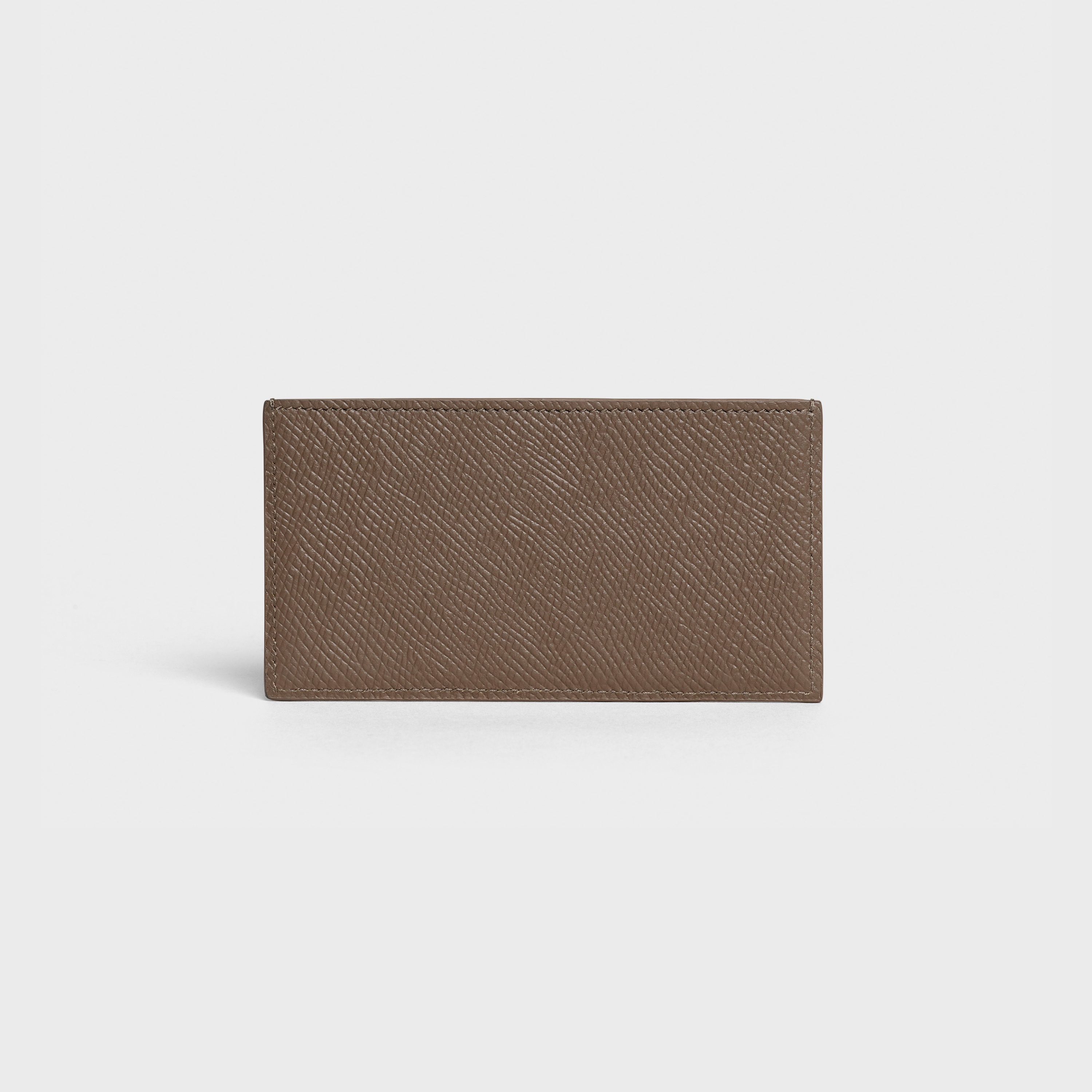 COMPACT CARD HOLDER  IN  GRAINED CALFSKIN - 3