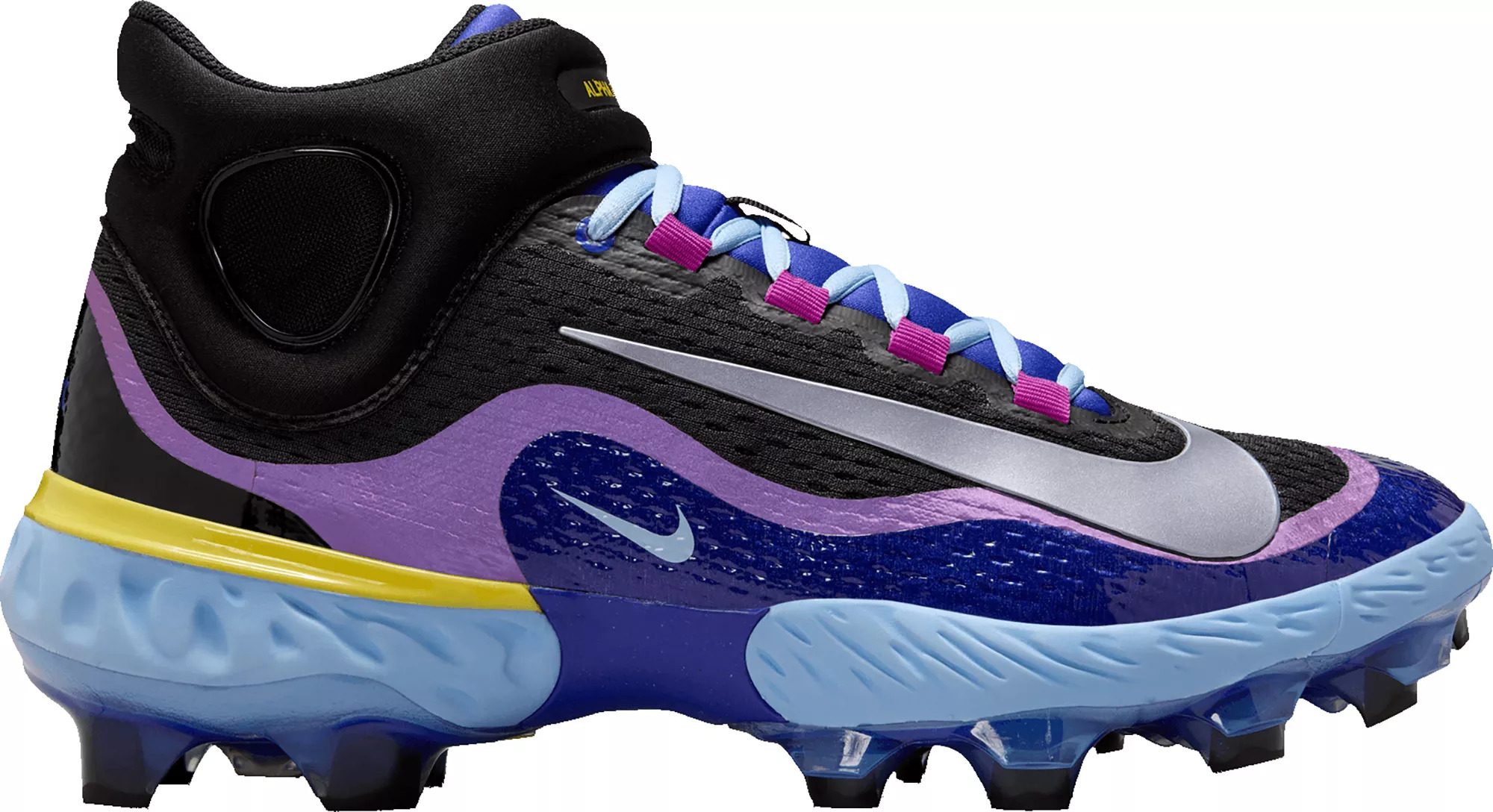 Nike Alpha Huarache Elite 4 NRG Mid Molded Baseball Cleats - 1