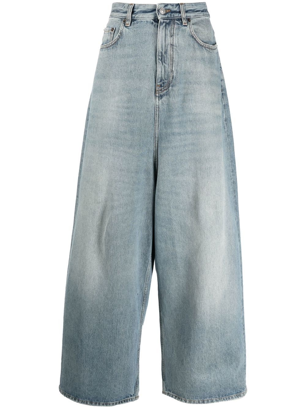 BALENCIAGA Low-crotch wide-leg jeans | REVERSIBLE