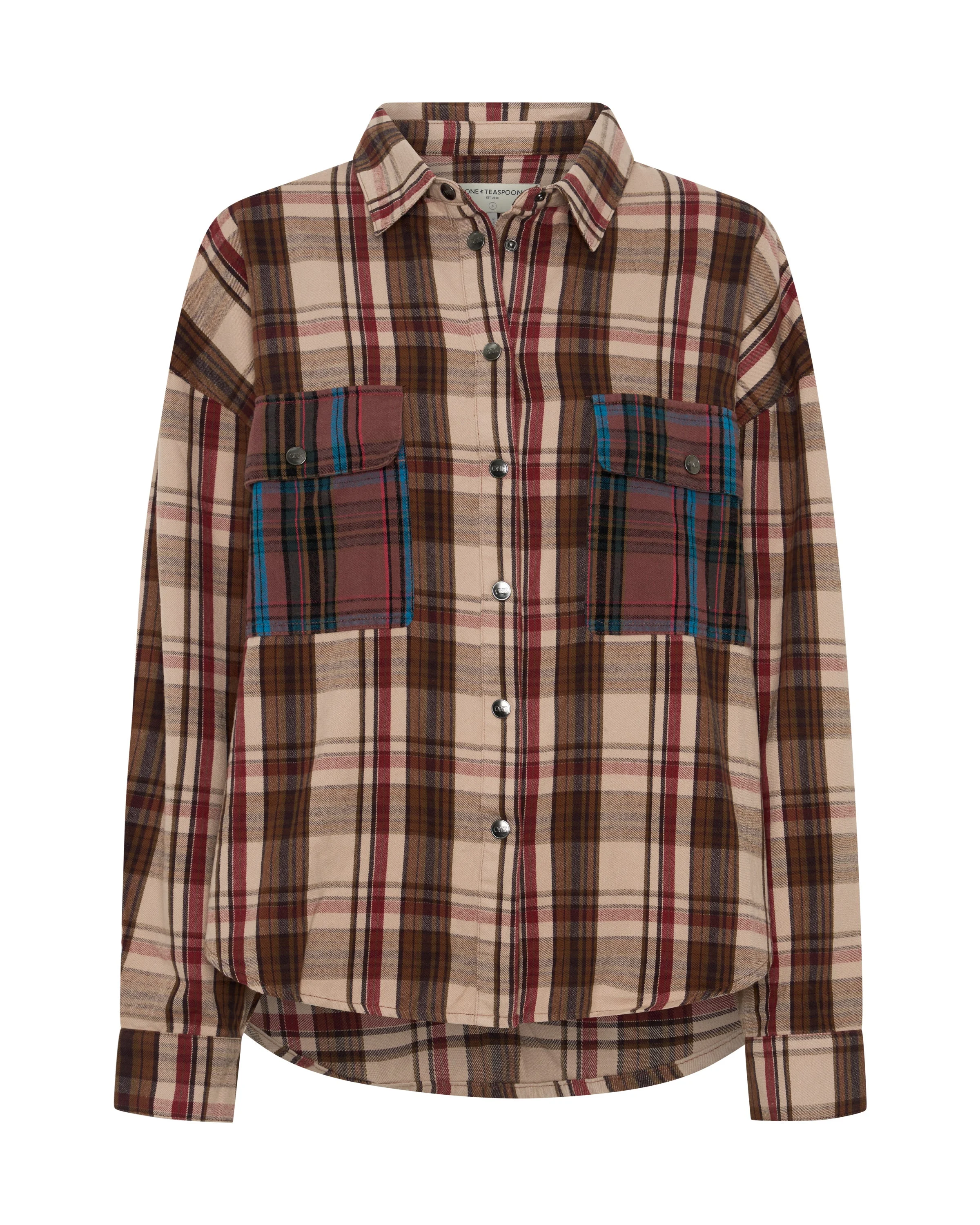 Prairie Check Daria Shirt - Sand Check - 1