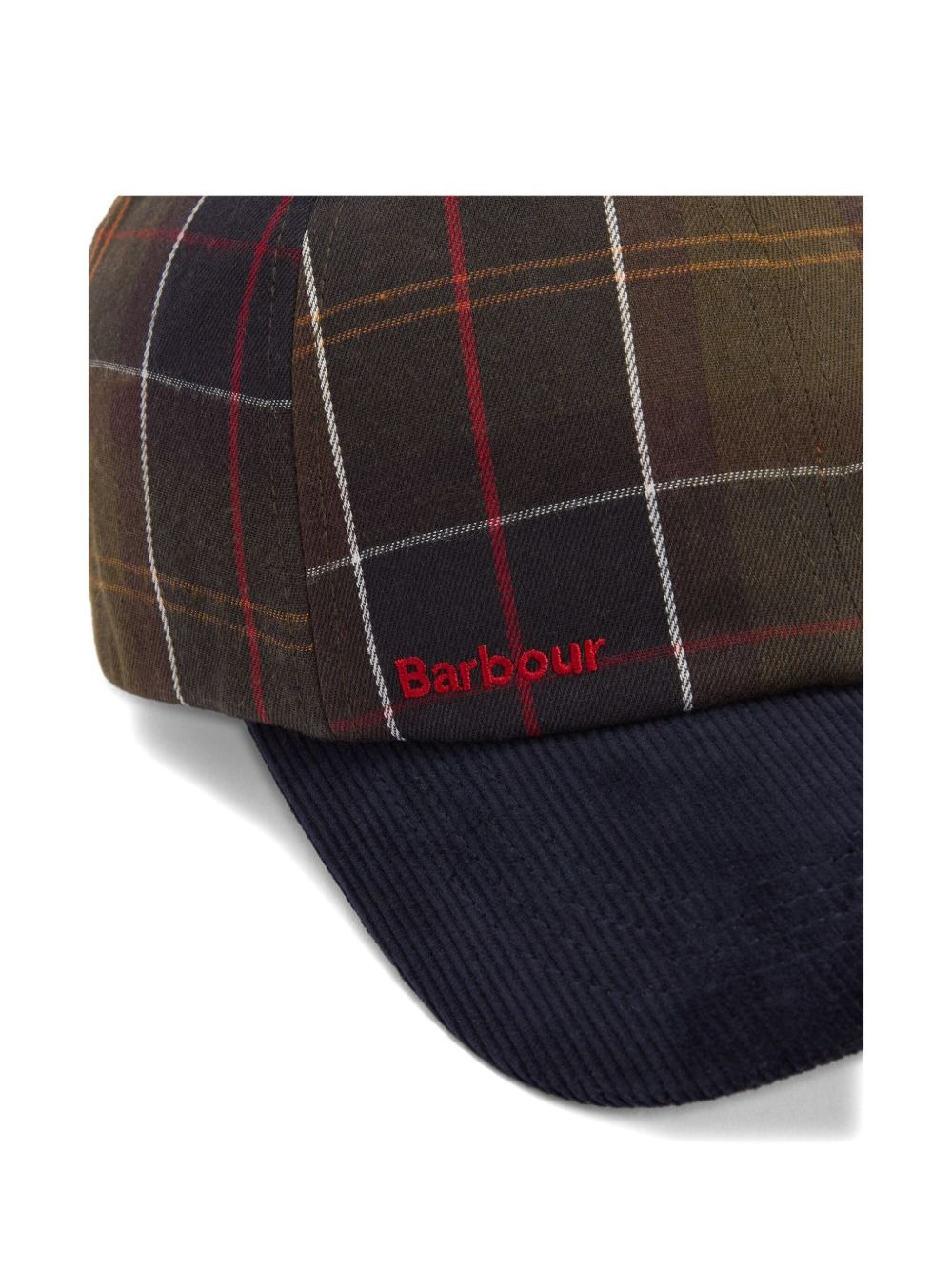 TARTAN-PATTERN CORDUROY CAP - 3