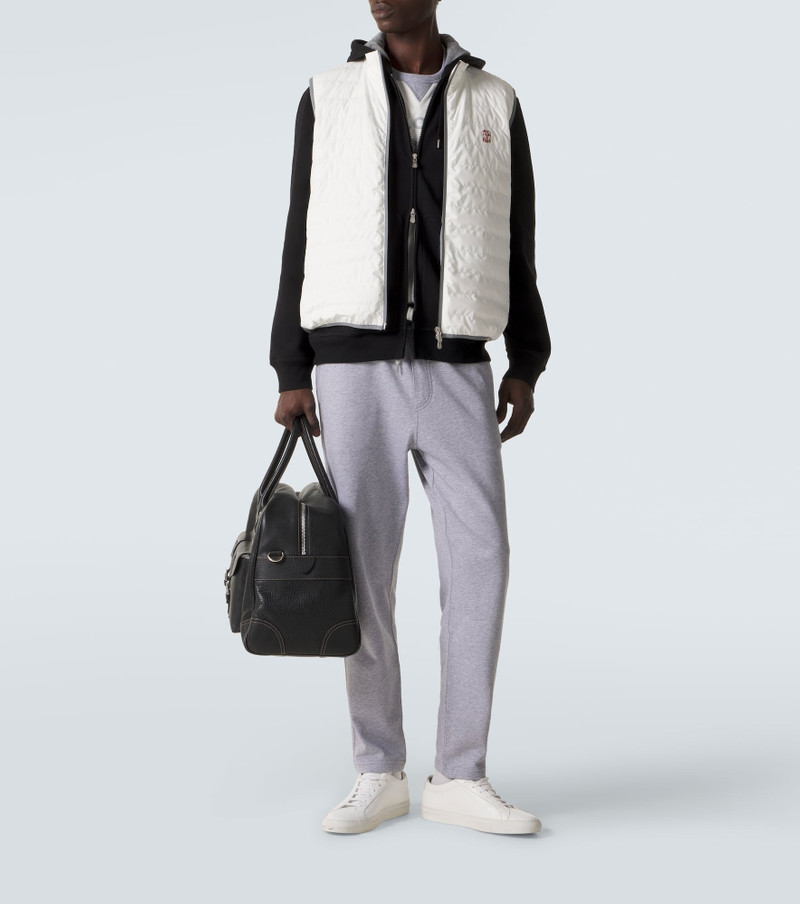 Brunello Cucinelli Cotton-blend hoodie outlook