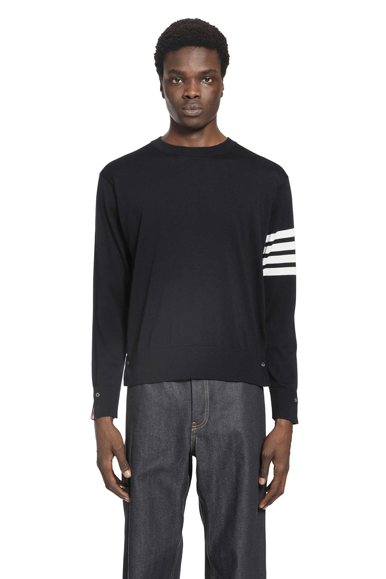 4-bar Sweater In Sustainable Merino Wool - 1