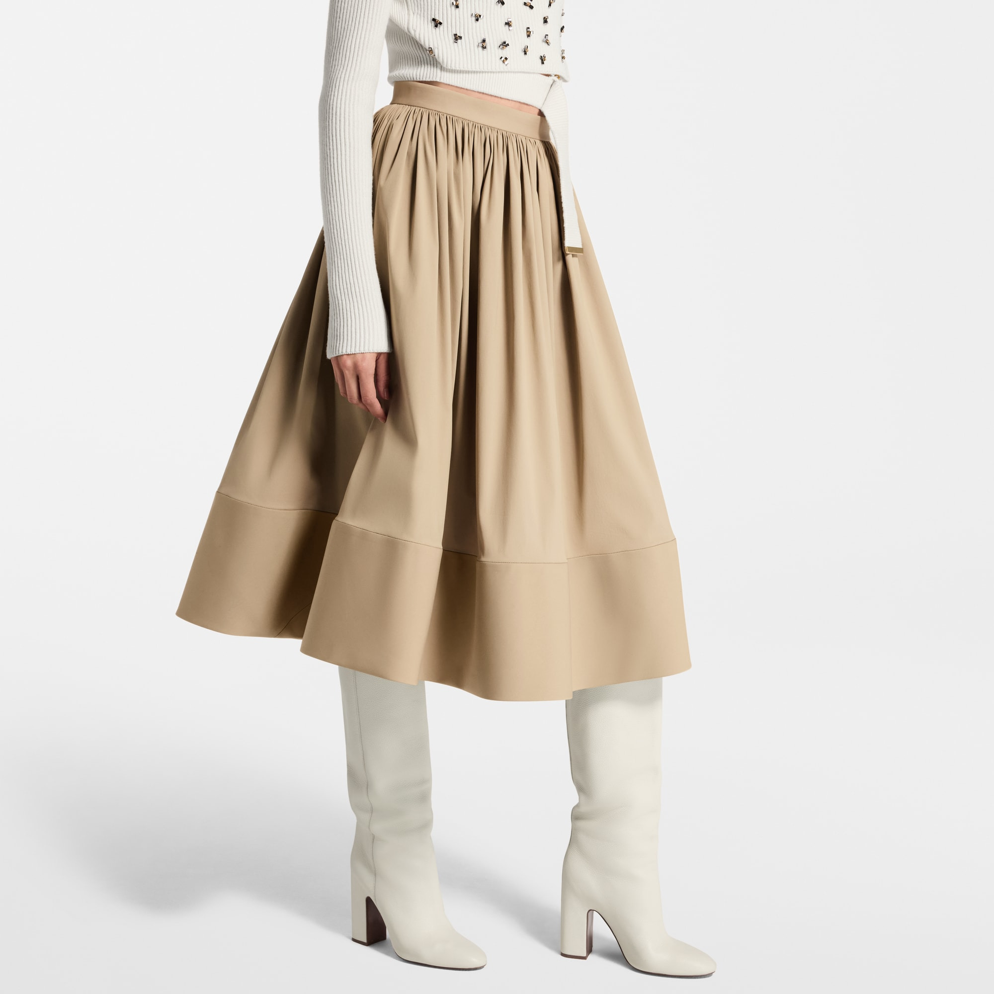 XL Hem Midi Skirt - 4