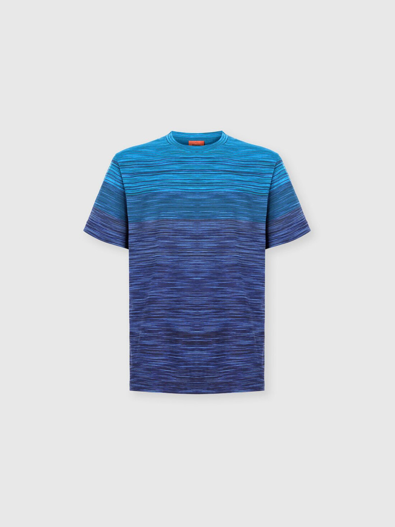 T-Shirt with Faded Flame Pattern 1