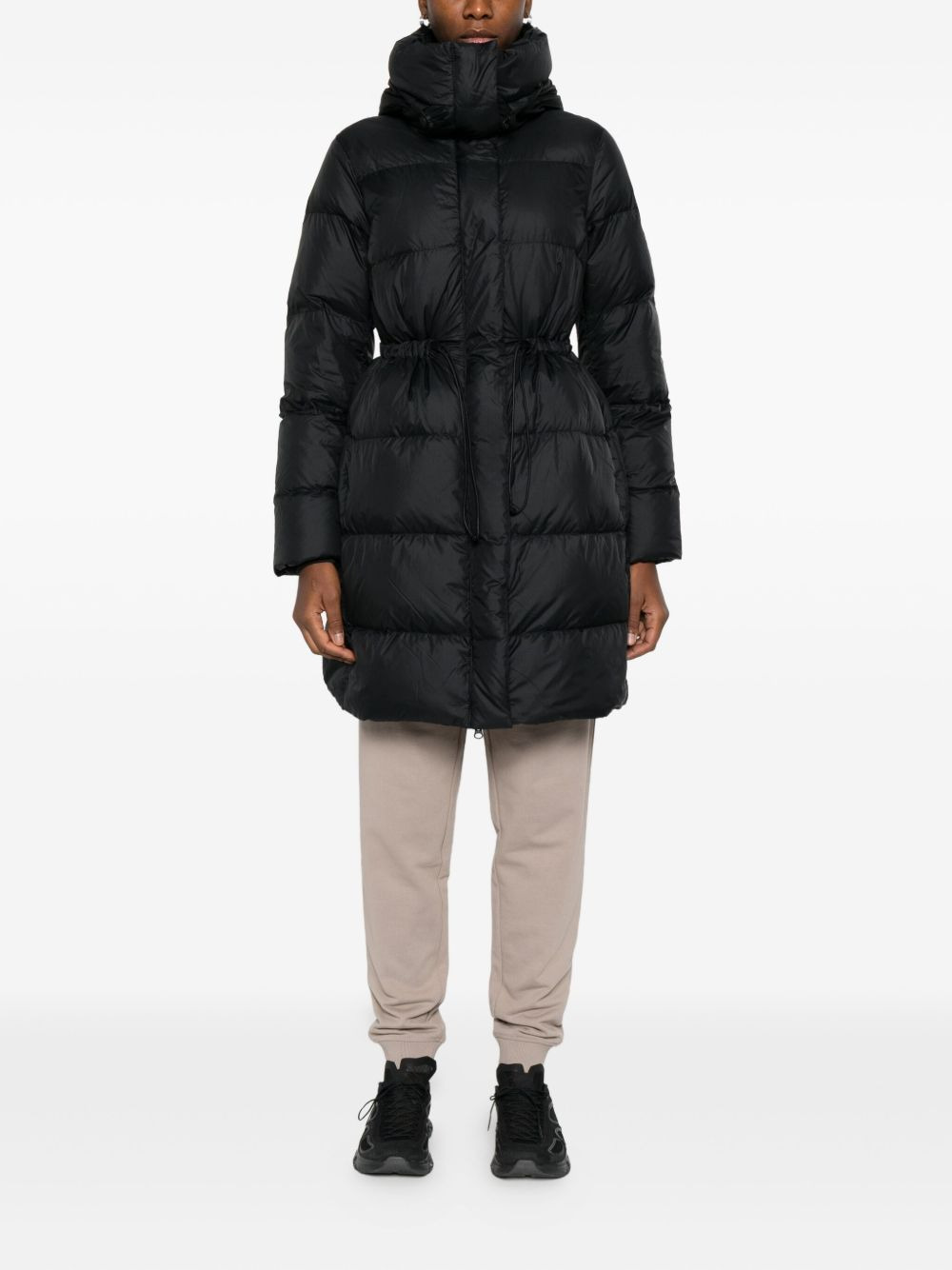 padded hooded coat - 2