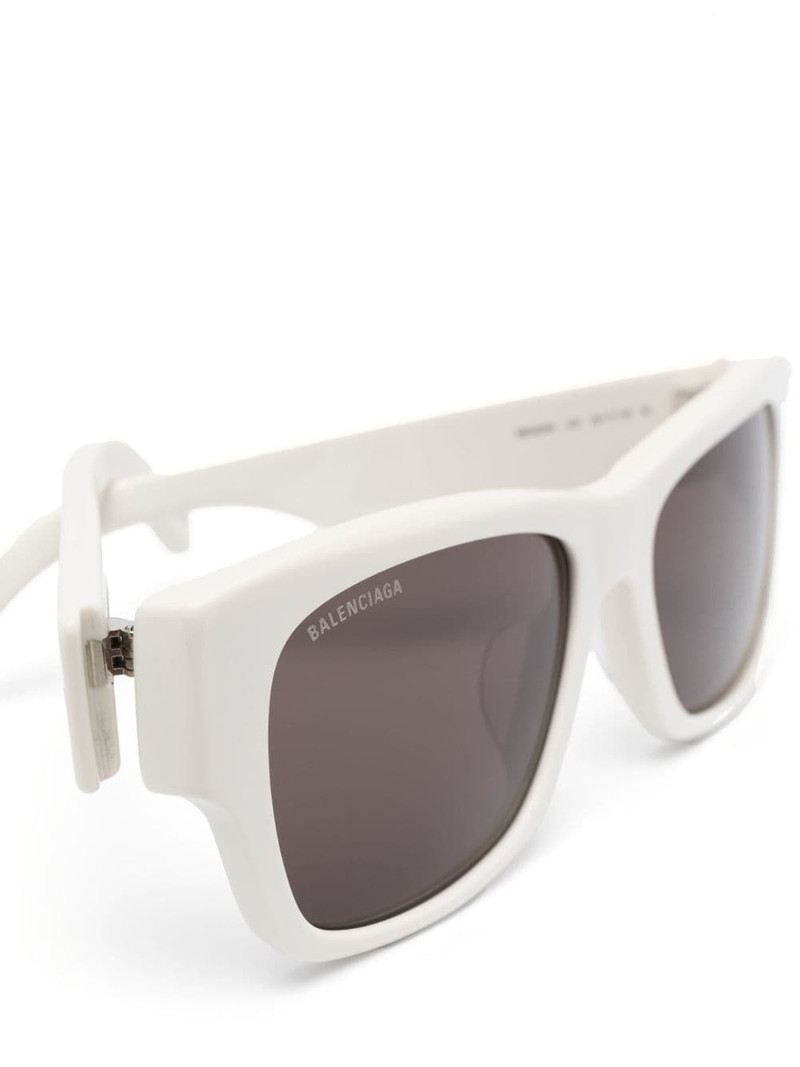 logo-engraved square-frame sunglasses 3