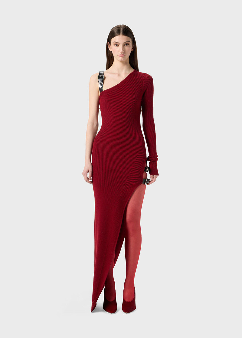 Blumarine ONE-SHOULDER DRESS WITH STRAPS outlook