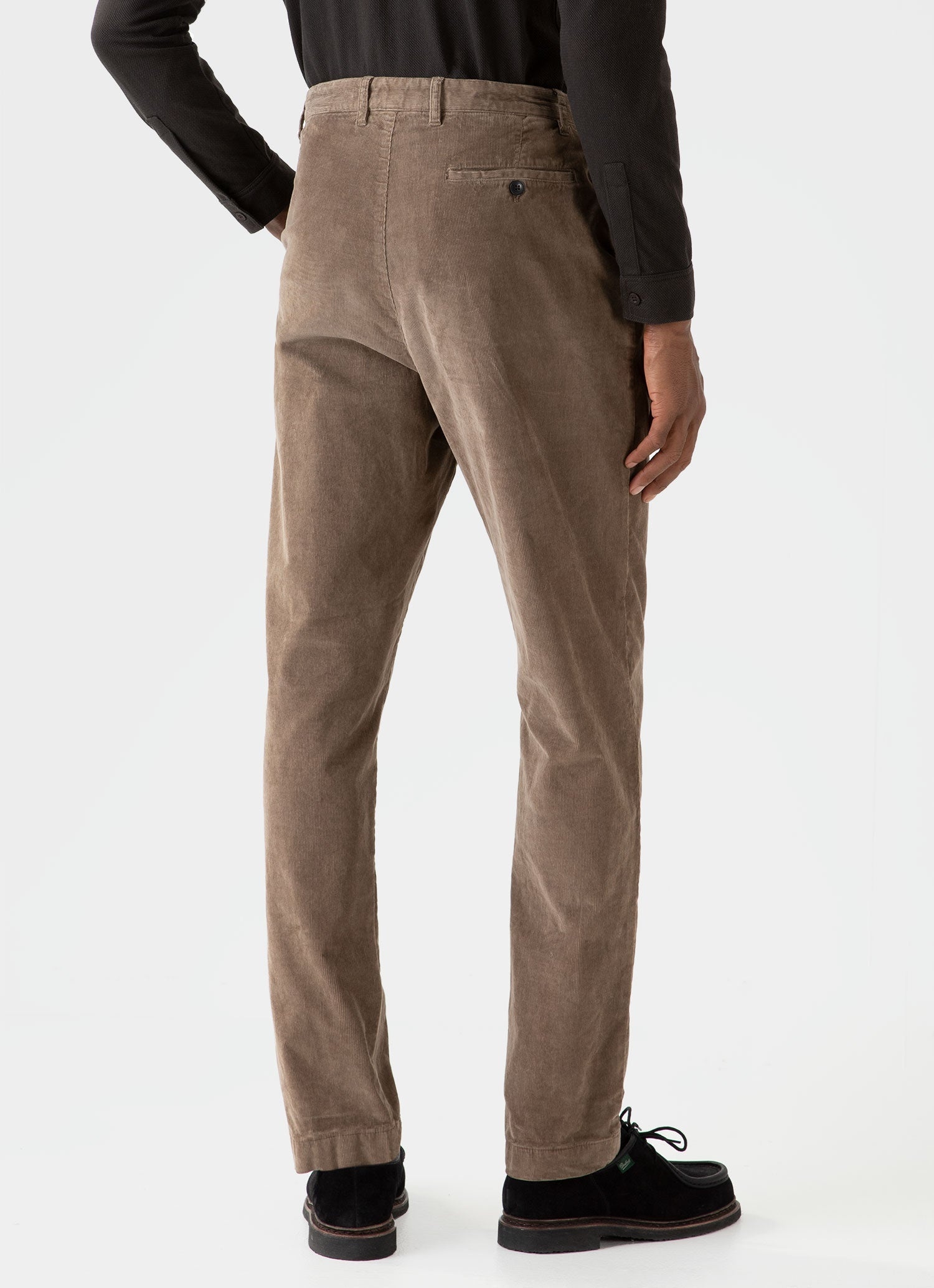 Pleated Corduroy Trouser - 4