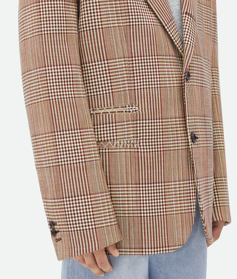 Double Cotton Check Jacket 5