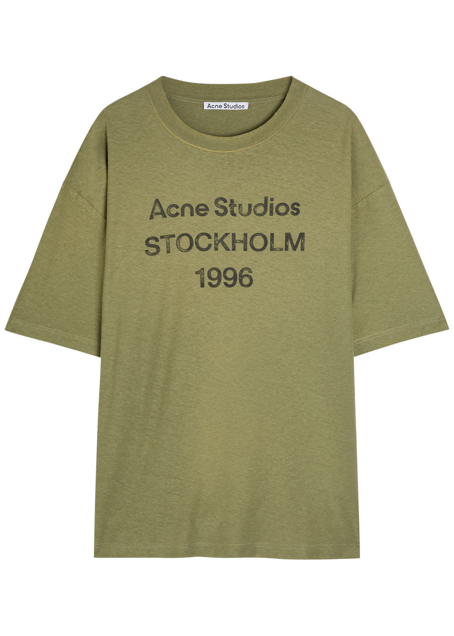 Acne Studios Logo Cotton-blend T-shirt - 1