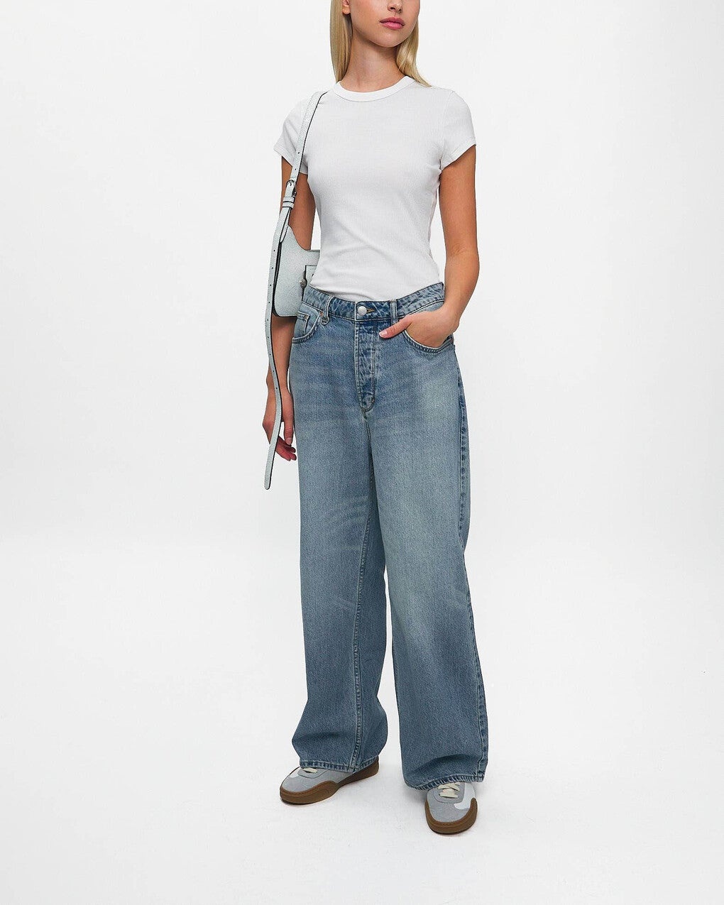 T-Shirt Fine Rib White - 3