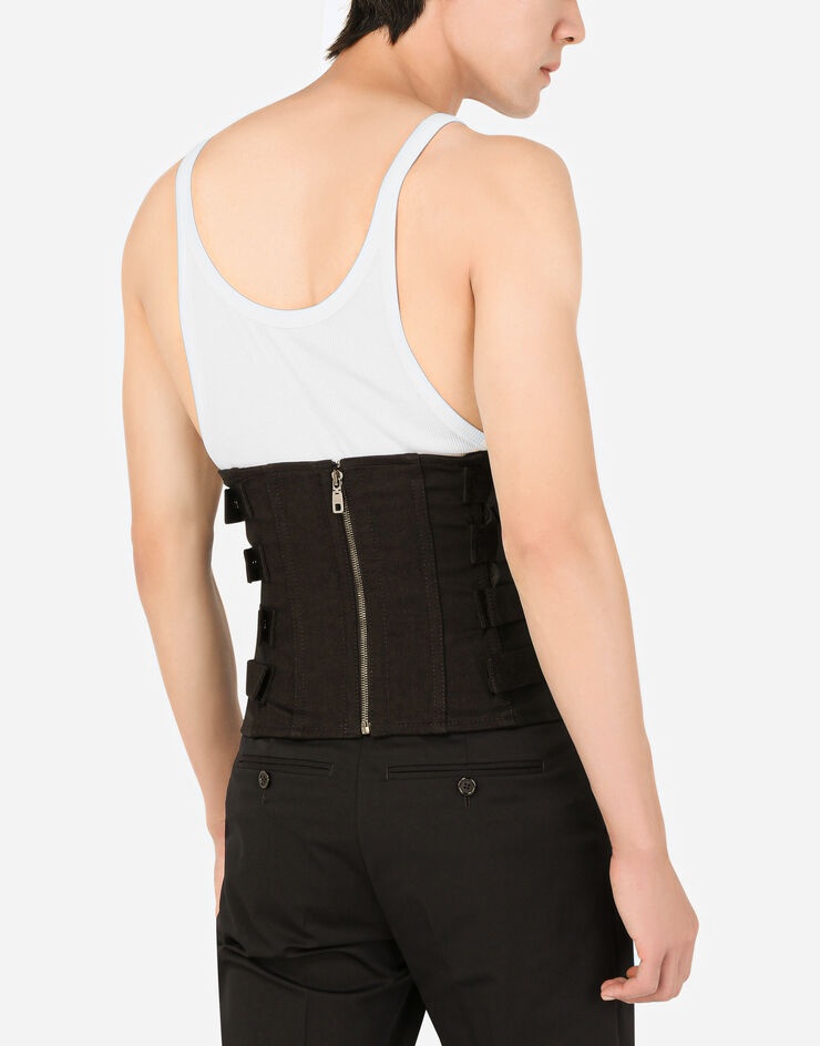 Stretch denim corset - 5
