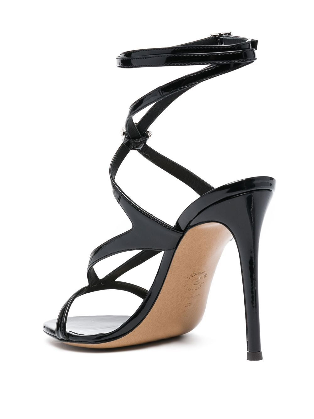 crystal-embellished 100mm sandals - 3