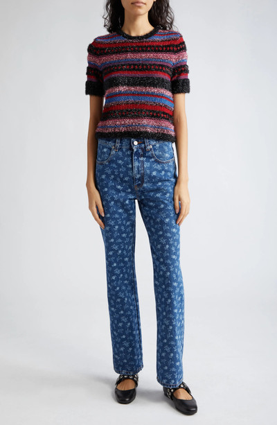 Molly Goddard Jordan Tinsel Knit Top outlook