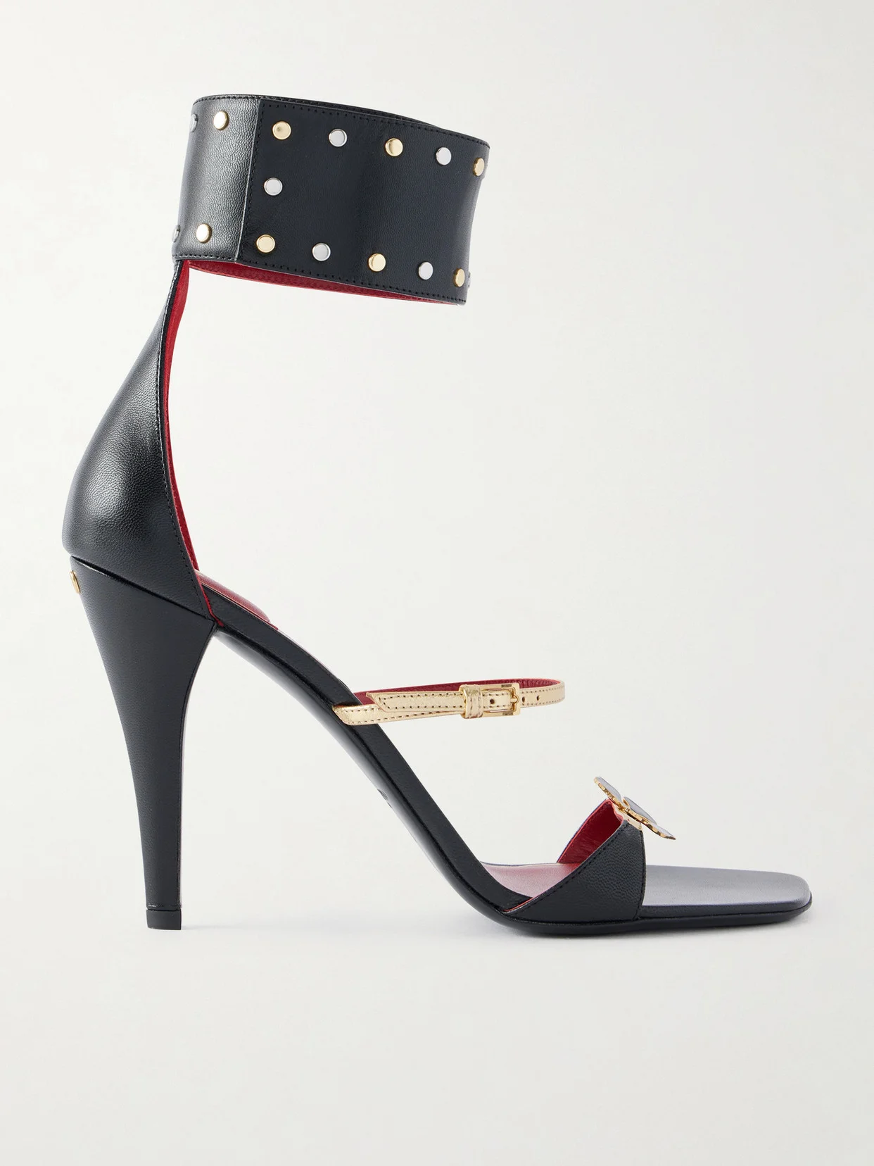 Cuffie Enamelled Flower High Heel Sandals - 1