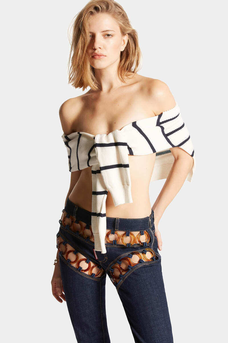 STRIPED KNOTTED TOP 5