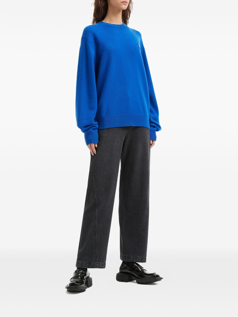 ADER error crewneck logo-patch knitwear outlook