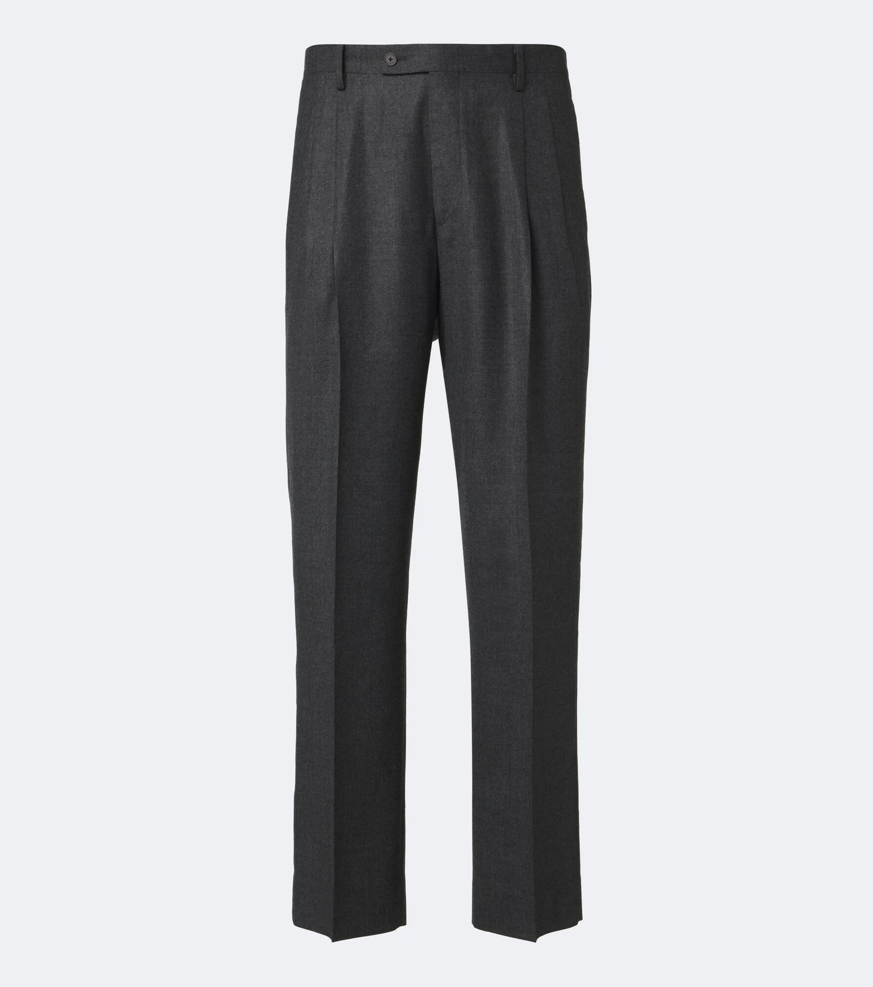 Wool straight pants - 1