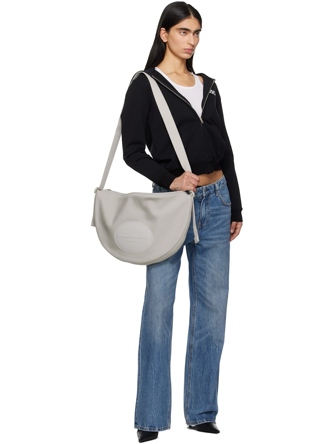 Gray Bo Large Crossbody Bag - 4