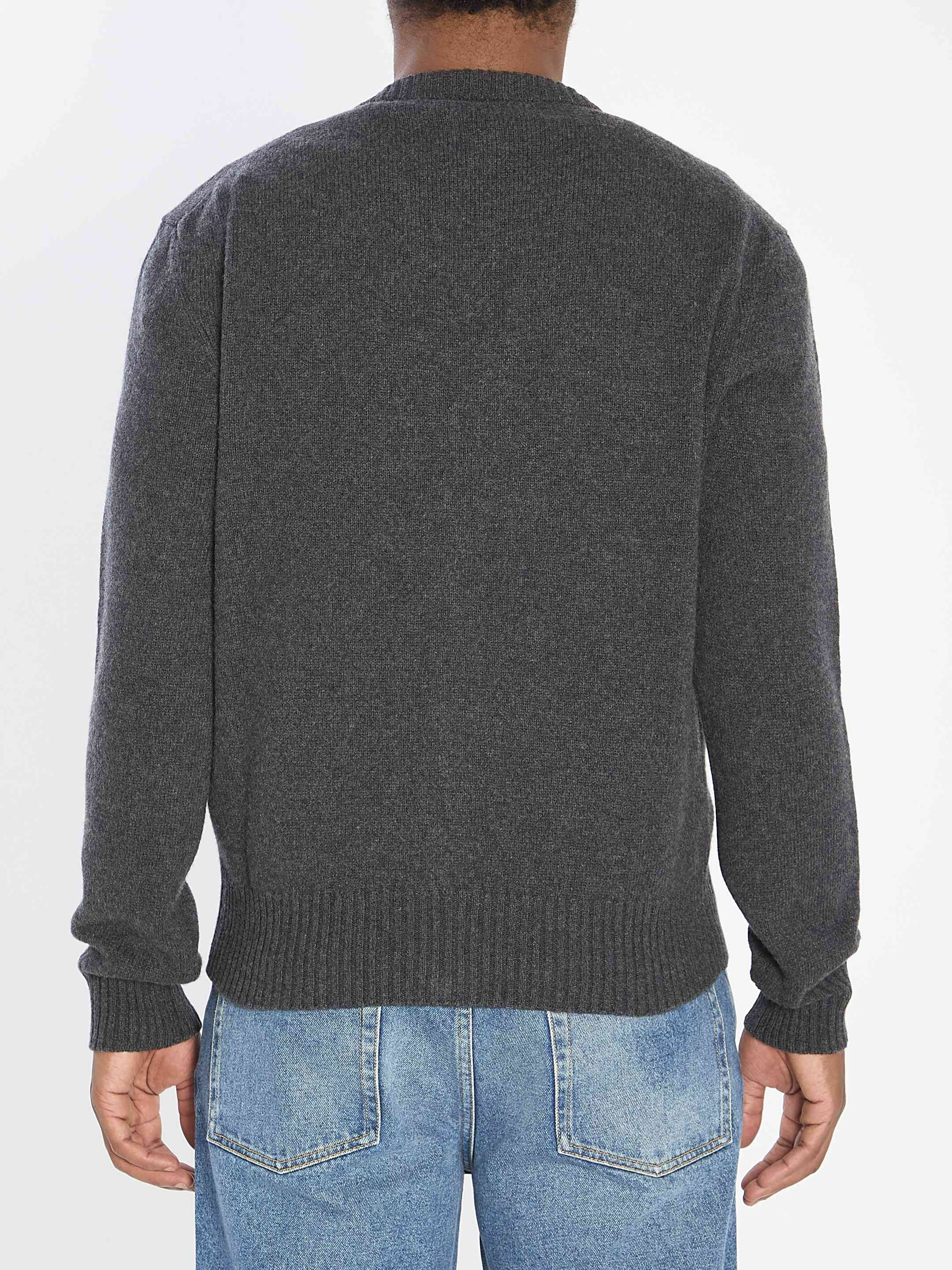 Ami Paris Men Ami De Coeur Cardigan - 4
