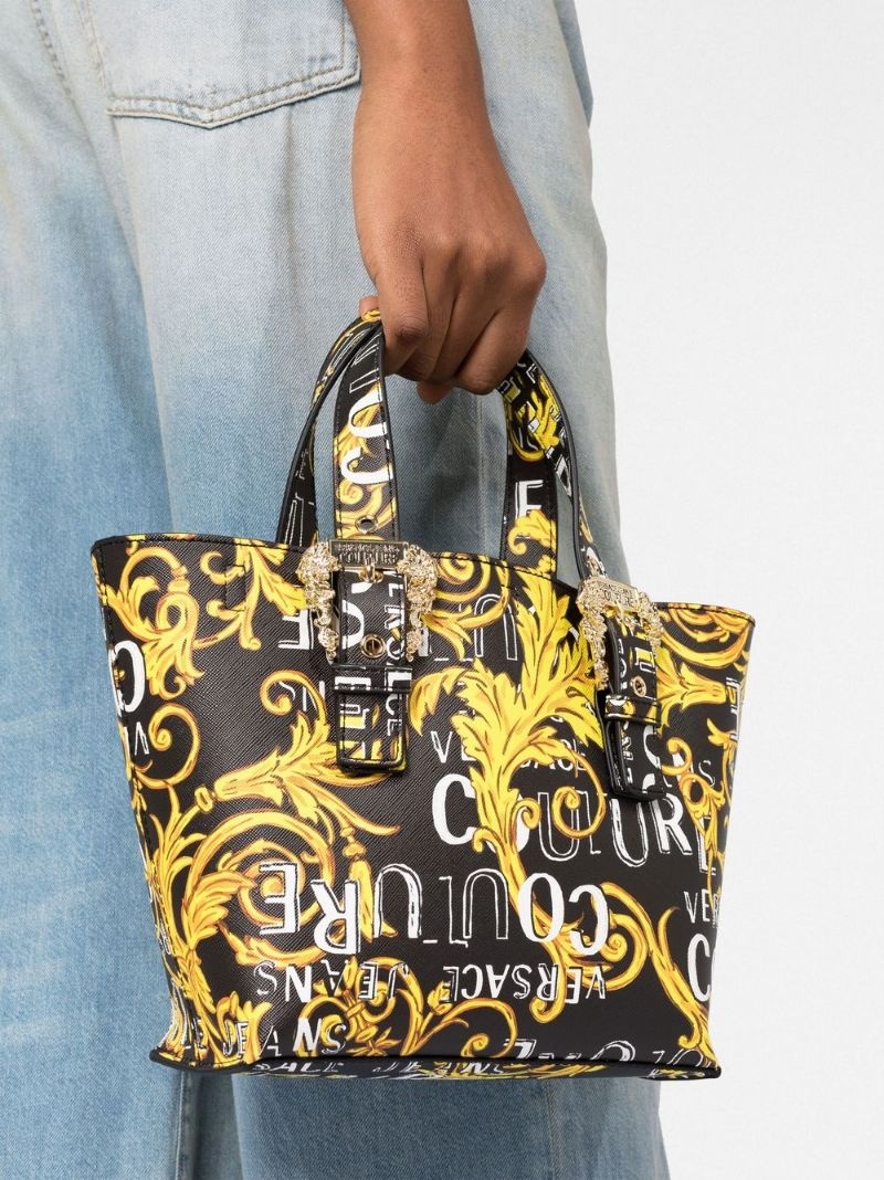 Logo Couture-print tote bag - 3