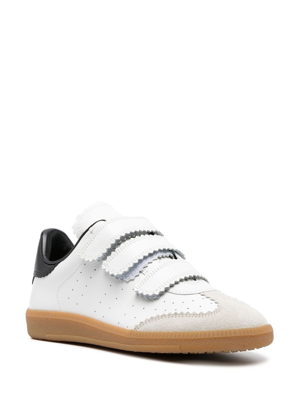 perforated touch-strap sneakers - 2