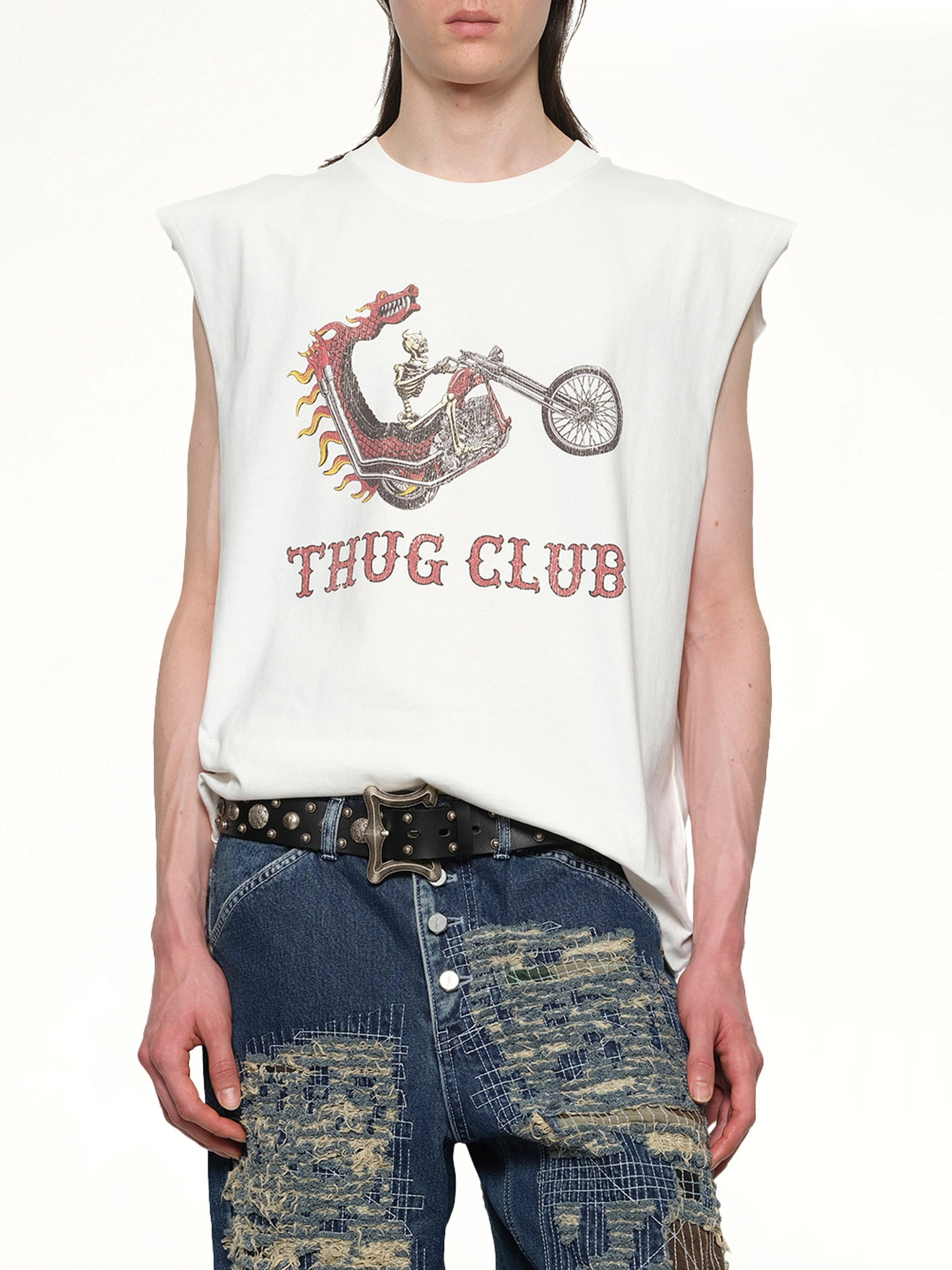 Dragon Chopper Sleeveless in White - 6