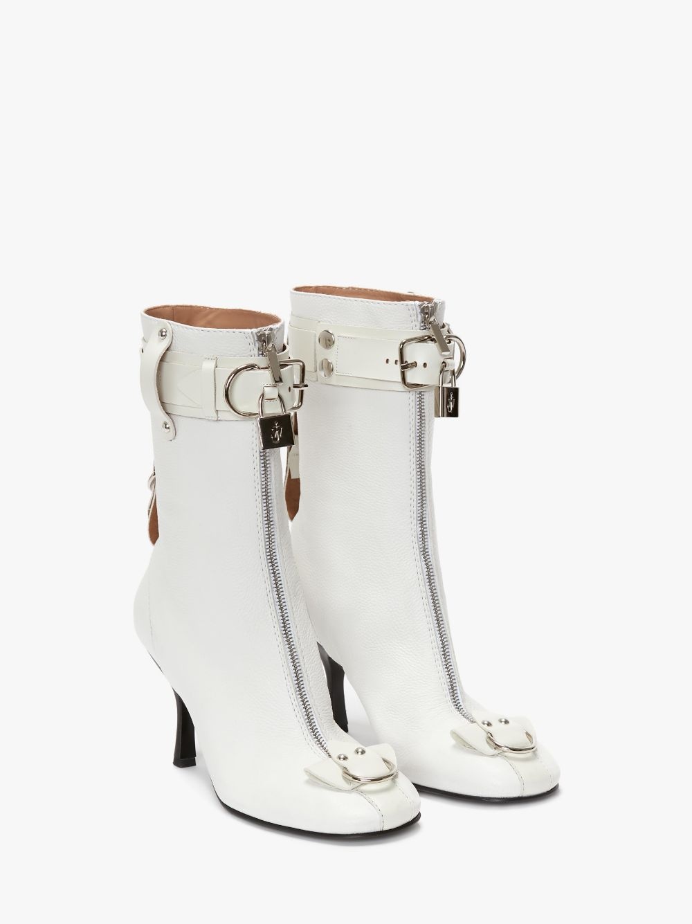 PADLOCK ANKLE HEEL BOOTS - 2